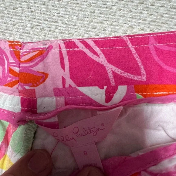 Lilly Pulitzer Patchwork Print Bermuda Shorts - Picture 4 of 4